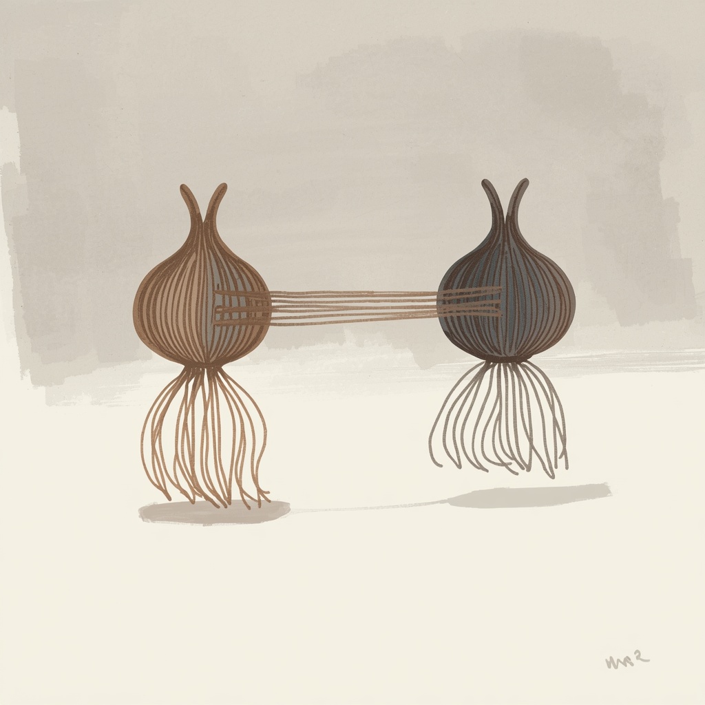Illustration symbolisant l'équilibre dans les liens affectifs